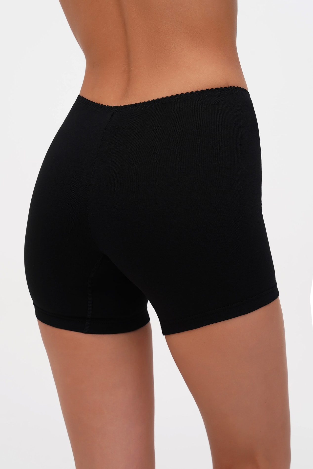 Термошорты длинные без кружева утепленные Afina (размеры: 3XL, 4XL, 5XL, 6XL)