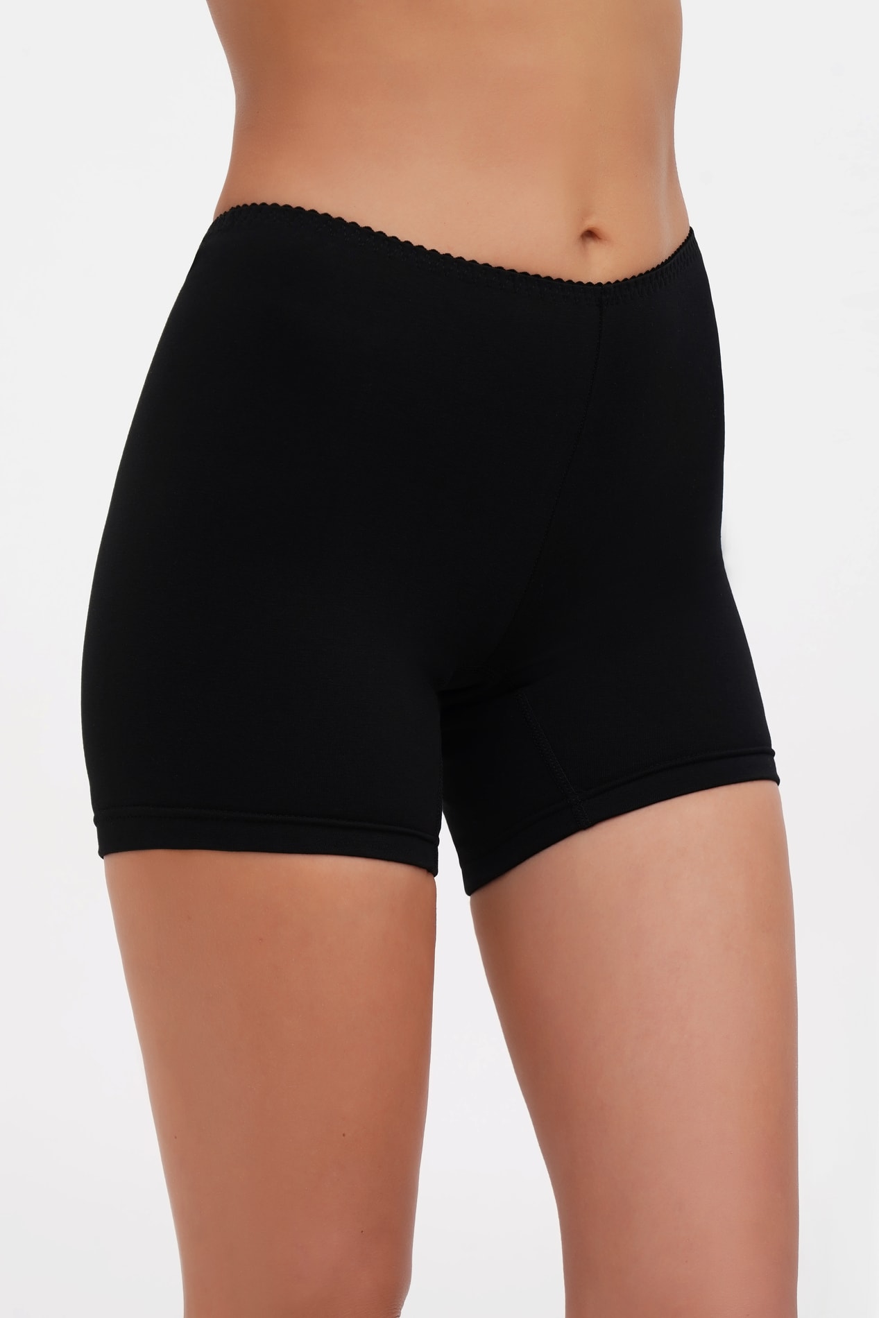 Термошорты длинные без кружева утепленные Afina (размеры: M, L, XL, XXL)